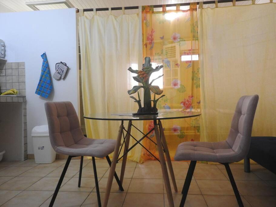 Studio Hibiscus-Ch Vue Sur Mer,Plage,Clim Les Anses-d'Arlets Luaran gambar